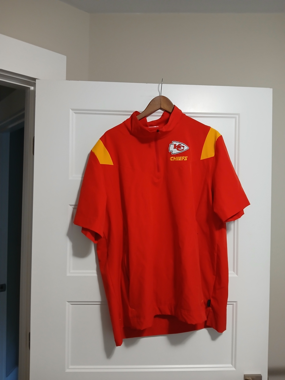 Kansas City Chiefs Men's Nike Sideline Coaches Chevron XL